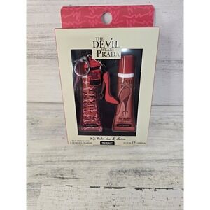 Mad Beauty The Devil Wears Prada Lip Balm Duo & Charm‎ Set Cherry Vanilla NEW